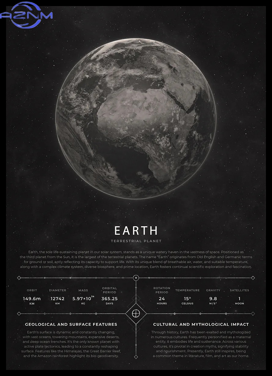 AZNM Vintage Aesthetic Space P - Star Map Poster 评论和价格