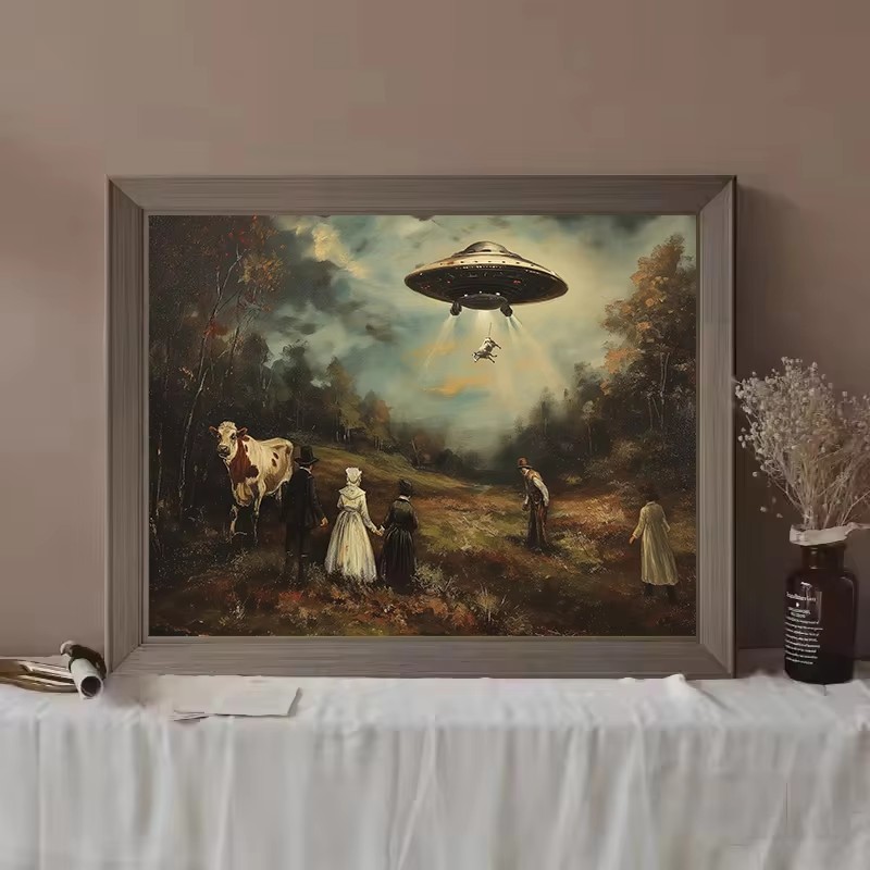 Vintage Surreal Funny Victoria - Star Map Poster 评论和价格