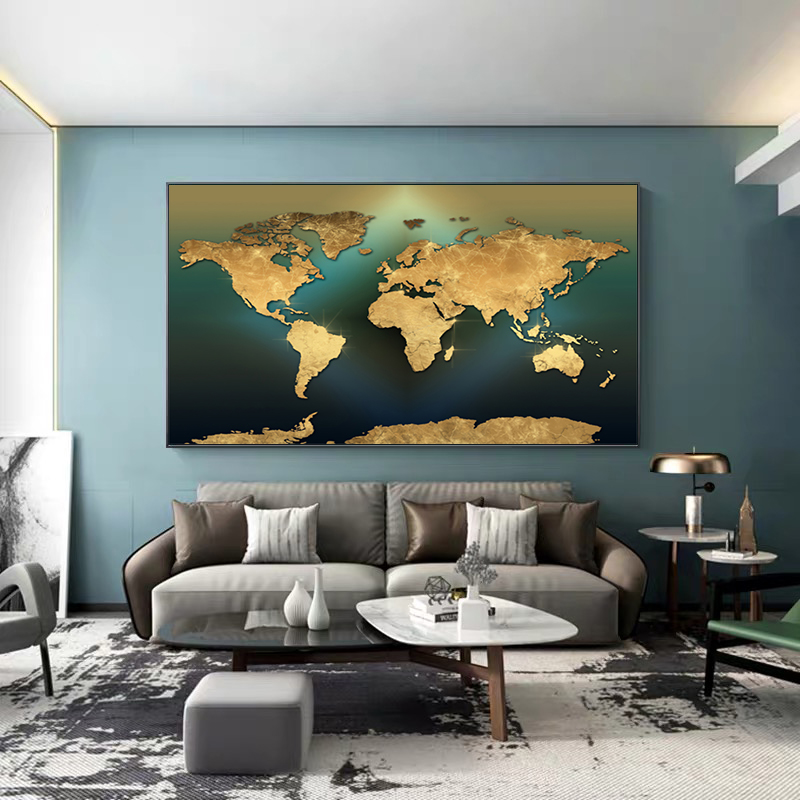 Modern Minimalist World Map Ar - Star Map Poster 评论和价格