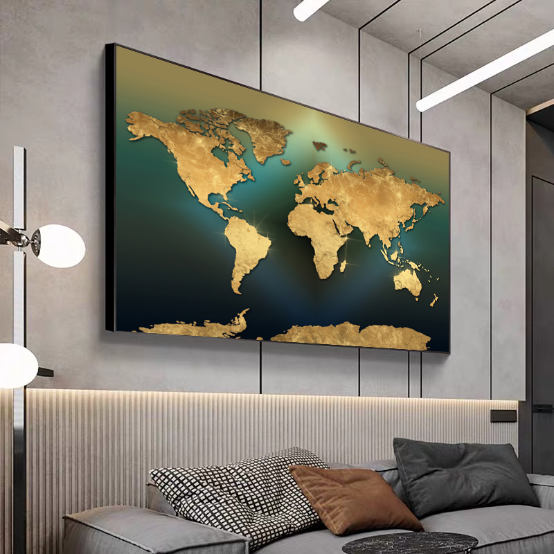 Modern Minimalist World Map Ar - Star Map Poster 评论和价格